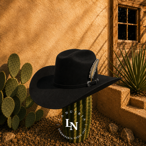 La Nutria 4x Roper Black Pluma Metálica