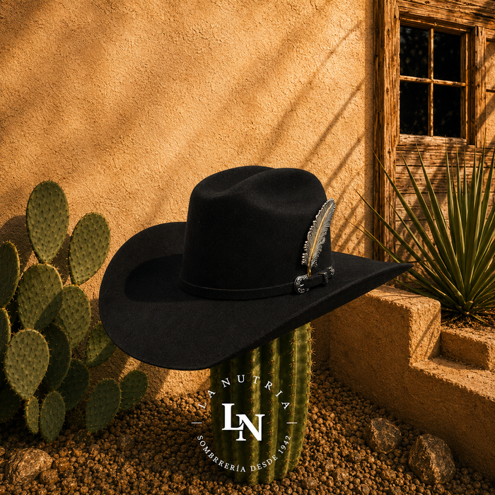 La Nutria 4x Roper Black Pluma Metálica