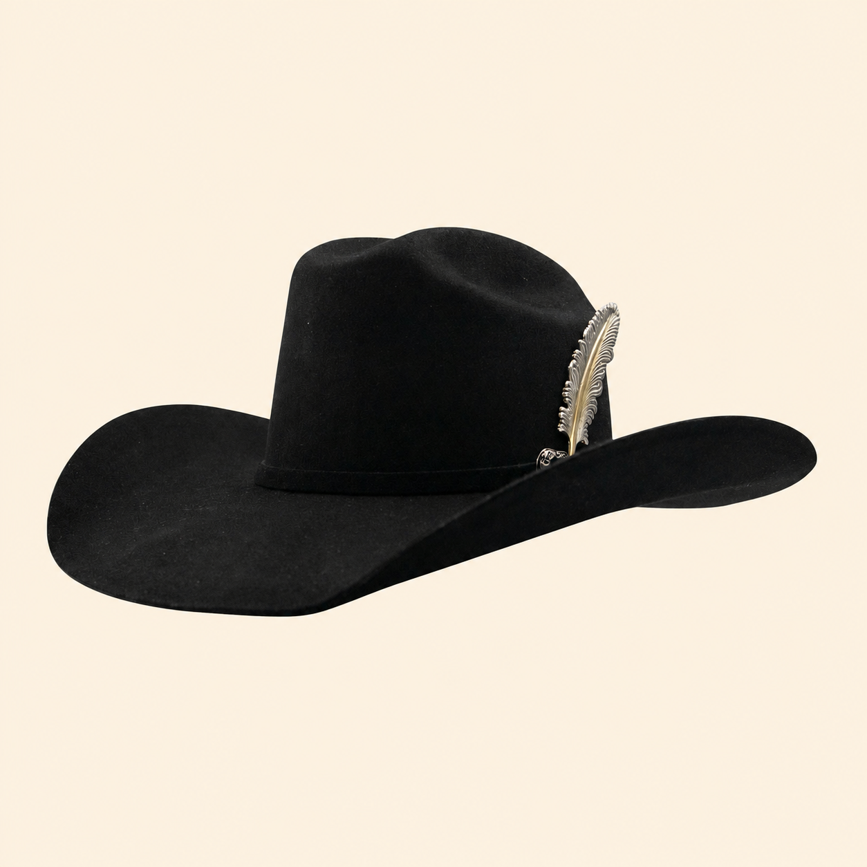 La Nutria 4x Roper Black Pluma Metálica